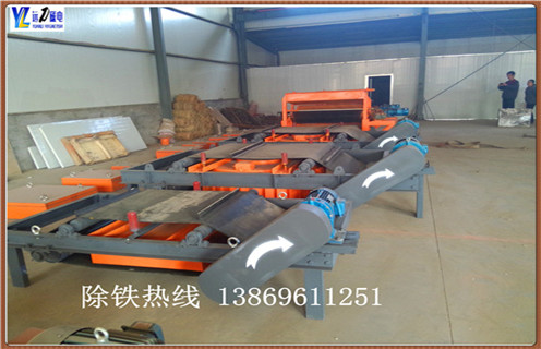 皮帶輸送機上的除鐵器主要如何應用 皮帶輸送機上的除鐵器主要如何應用