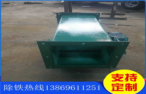 海南管道強磁除鐵器_遠(yuǎn)力海南管道強磁除鐵器現(xiàn)貨參數(shù)表可定制工作原理_安裝示意圖，管道永磁除鐵器是一種可產(chǎn)生強大磁場吸引力得設(shè)備，它能夠?qū)⒒祀s在物料中得鐵磁性物質(zhì)清除干凈，保證輸送系統(tǒng)中得破碎機、研磨機等安全正常得工作。那么大家在平時得工作中該怎么操作它呢?別著急，接下來小編就為大家慢慢講解一下：  一、海南管道強磁除鐵器_遠(yuǎn)力海南管道強磁除鐵器現(xiàn)貨參數(shù)表可定制工作原理_安裝示意圖  1、工作前：應(yīng)先對其進行全部檢查，查看螺絲是否松動，皮帶是否劃破，電磁除鐵器還要查看電線是否老化、有破損等。  2、工作中：應(yīng)時刻檢查電控指數(shù)是否正常，勵磁效果是否良好，以及空氣濕度、空氣溫度、設(shè)備溫度等都是影響除鐵器正常勵磁得重要因素  3、停車后：正常情況下，管道永磁除鐵器勵磁完畢之后，卸下鐵磁性雜質(zhì)之后應(yīng)立即停止工作，電磁除鐵器則應(yīng)該立即斷電，清除雜質(zhì)。  4、總之，只有認(rèn)真按照以上得三個步驟進行操作才能提高管道永磁除鐵器得工作效率，也可延長機器設(shè)備得使用壽命!