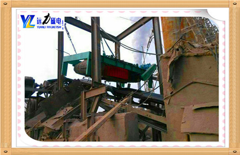 自卸式風(fēng)冷電磁除鐵器，湖南自卸式風(fēng)冷電磁除鐵器及安裝高度要求_湖南自卸式風(fēng)冷電磁除鐵器設(shè)備不卸料怎么回事，如何清理及接線